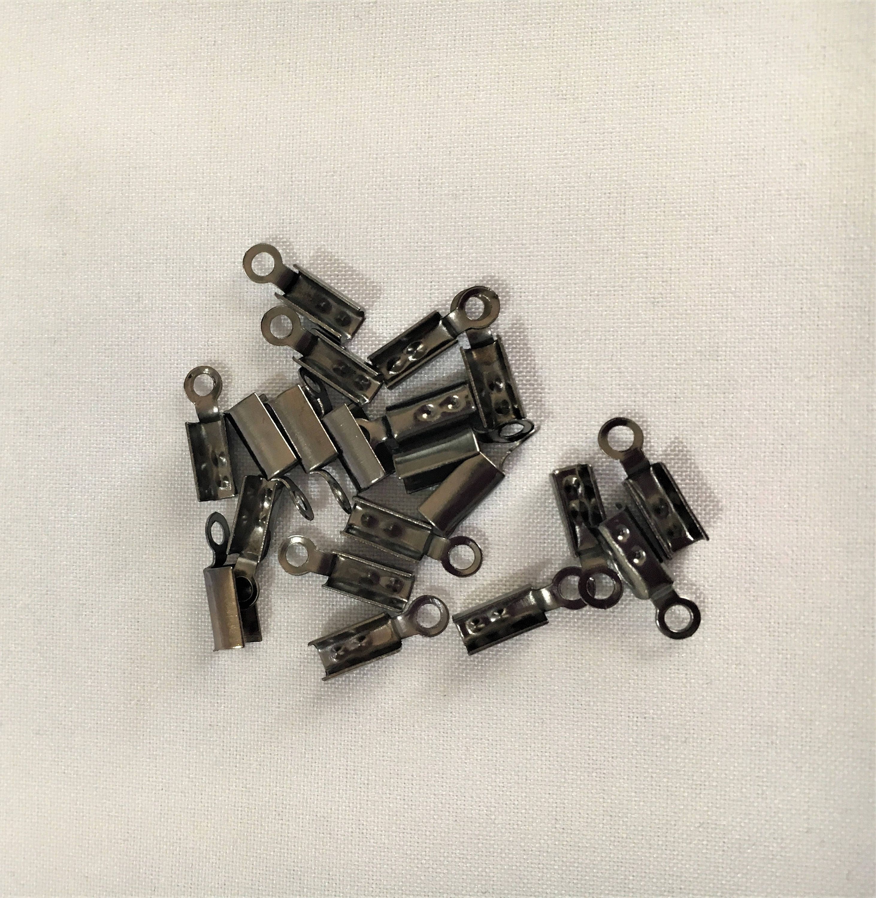 Cord Crimp Ends, Fold Over Crimps, Leather Ends, Crimps, Leather Crimps