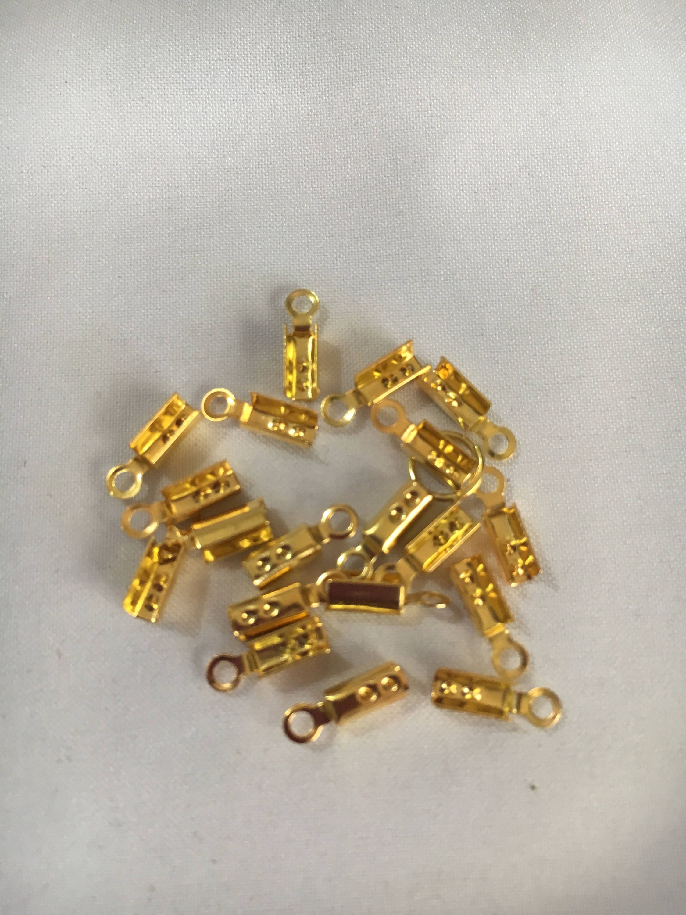 Cord Crimp Ends Fold Over Crimps Leather Ends Crimps Etsy Australia