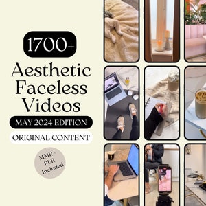 Aesthetic Faceless Videos with MRR + PLR | Story Templates | Faceless Instagram | DFY Digital Marketing | Done For You Master Resell Rights