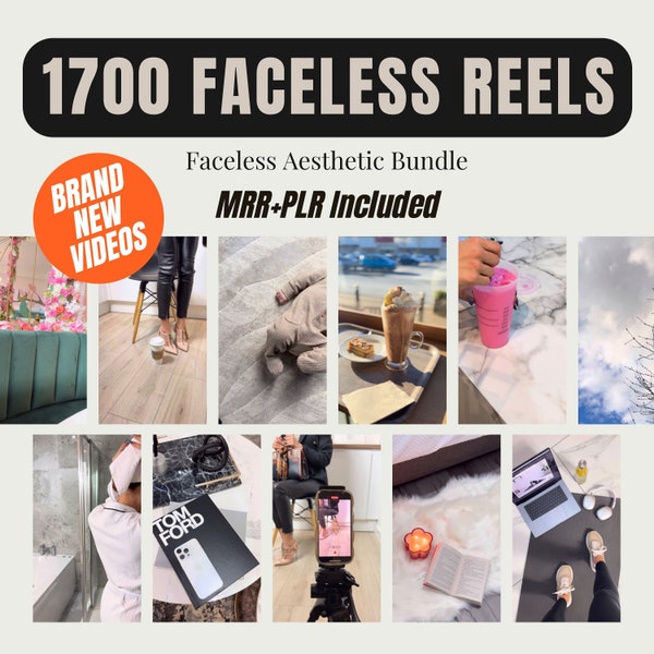 Aesthetic Faceless Videos with MRR + PLR | Story Templates | Faceless Instagram | DFY Digital Marketing | Done For You Master Resell Rights