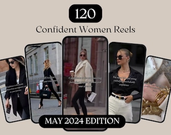 120 luxe damesmolens | Luxe rollen voor tiktok instagram - Instant Download | Luxe rijke vrouwenhaspels voor Instagram | luxe rollen