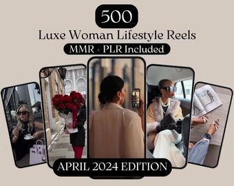 500+ Rich luxury women reels | Luxury reels for tiktok instagram - Instant Download | Luxury rich women reels for instagram | luxe reels