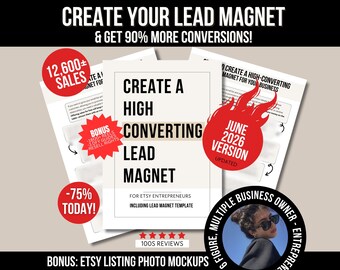 E-commerce Lead Magnet Flashcard: Email List Templates (Digital Download)