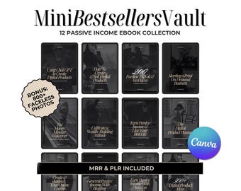 Passive Income eBook Bundle: MRR + Faceless Marketing (Digital Download)