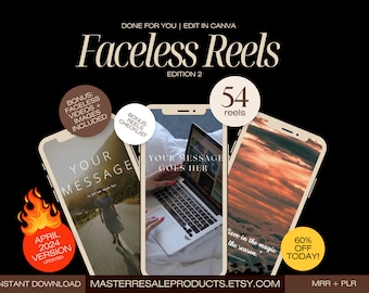 54 Instagram Reel Templates | Influencer Reel Covers | Reel Cover Template Editable in Canva | Reel Template Cover 2