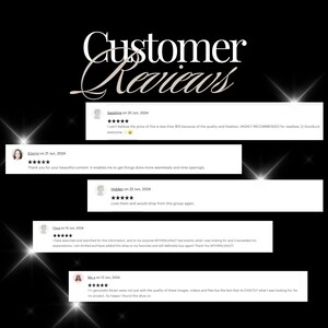 Peut inclure: Une mosa&iuml;que d'avis clients avec des &eacute;valuations cinq &eacute;toiles et des commentaires positifs sur la qualit&eacute; et la valeur des produits. Les avis mettent en avant la facilit&eacute; d'utilisation, la haute qualit&eacute; du contenu et la satisfaction g&eacute;n&eacute;rale des clients.