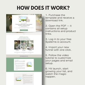 systeme landing page, systemeio, systemeio template, coaching funnel, lead magnet funnel, funnel download, systeme template, funnel design, digital product, email marketing, sales funnel design, sales page brown, sales page floral