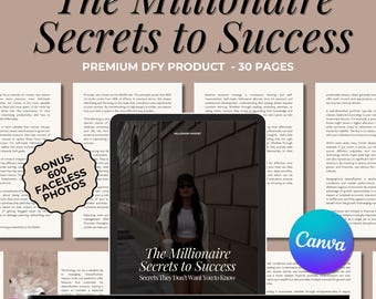 eBook "Milionaire Success Secrets": MRR PLR Resell (PDF da 30 pagine)