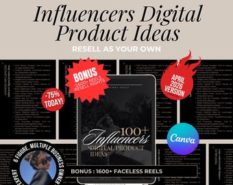 Influencer Digital Product Ideas: MRR Resell Ebook (PDF Download)