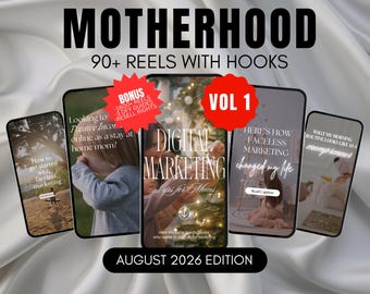 120+ Motherhood Reels Bundle | Aesthetic Mom Content | Viral Mother Baby Videos | Social Media Engagement | Instagram Reels for Moms
