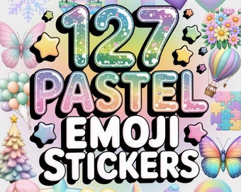 50 blå estetiska emoji-klistermärken för iOS 18 iPhone-användare – Digital nedladdning av iMessage Instagram-klistermärken ingår i emoji-paketet