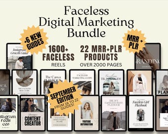 26 Faceless Digital Marketing MRR Products: DFY Business Vault