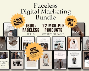26 Faceless Digital Marketing MRR Produkte: DFY Business Vault