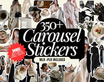 350+ Instagram Carousel Stickers, Canva Templates for Social Media Posts, Digital Marketing Tools, Viral Faceless Content, MRR & PLR 2025