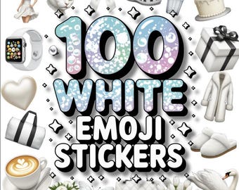 iOS 18 Estetiskt Emoji-klistermärkespaket Mega-paket Emoji-paket Estetiskt iMessage Instagram iPhone Apple Söt Rena Estetiska Emoji-kombinationer