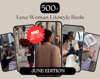 Luxury Lifestyle Reels: Faceless Instagram, TikTok, YouTube (MRR PLR Digital Download)
