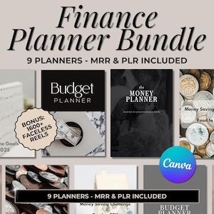Planners Bundle MRR,master resell rights, resell digital product, sell on etsy, PLR planner, DFY planner, private label rights, plr products
