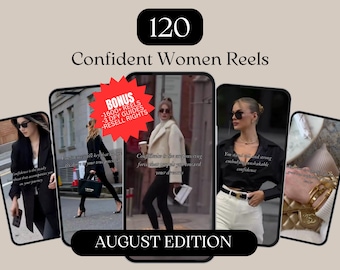 Luxury Lifestyle Reels: Faceless Instagram Content (Digital Download, Canva Edit)