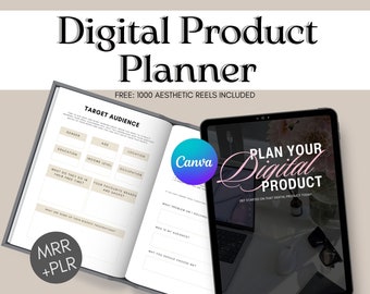 Small Business MRR, Digital Marketing, Digital Product Planner with Master Resell Rights and Private Label Rights (PLR) Resell Planner