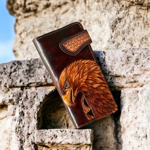 Leather Carving Wallet - Etsy Leather Carving Wallet - Etsy
