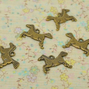 5 paard charmes, paardrijden, galopperen, extra plat, 16mm/13mm