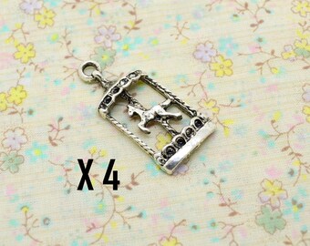 Bracciale Con Ciondolo Cavallo E Pietre Naturali Rosa – Gioiello Regalo Per Ragazze E Donne Che Amano I Cavalli – Regolabile Con Nodo Scorrevole – Confezione Regalo Inclusa - 4