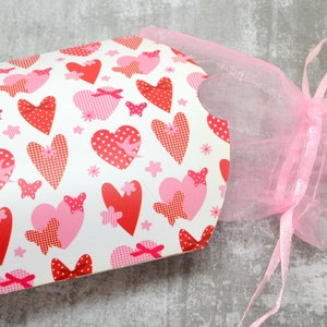 1 pochette cadeau, avec sachet organza, saint valentin, fete des mères image 2