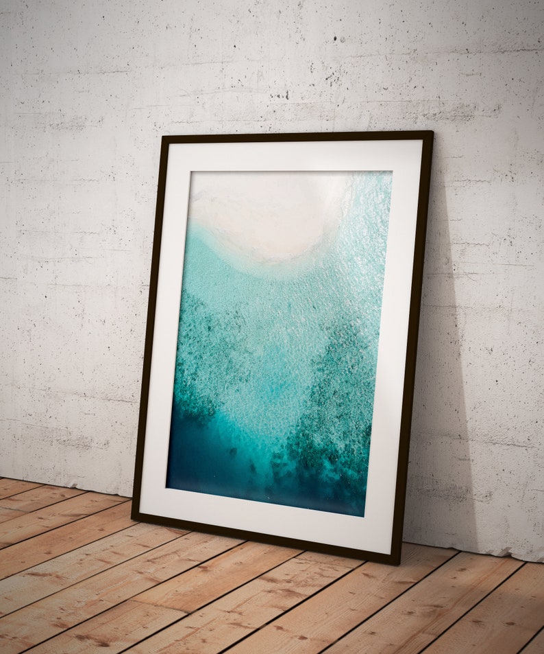 BEACH print Large Wall Art Minimalist Art Waves Print Nature Print Wall Decor Ocean Print Wall Art Tropical Art PRINTABLE ART