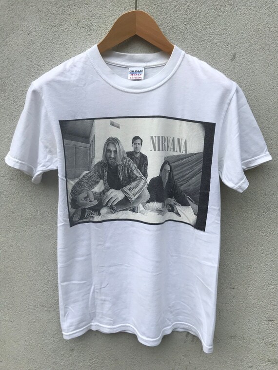 Vintage 90s Nirvana Lineup Kurt Cobain Dave Grohl Krist Etsy