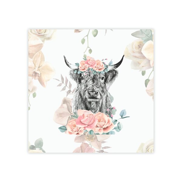 Highland Cow Sticky Notes Etsy Australia