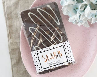 Barra de chocolate negro para Espresso Martini / Regalos de chocolate con alcohol para ella / Barra de chocolate con café y alcohol / Chocolate vegano / Regalo vegano