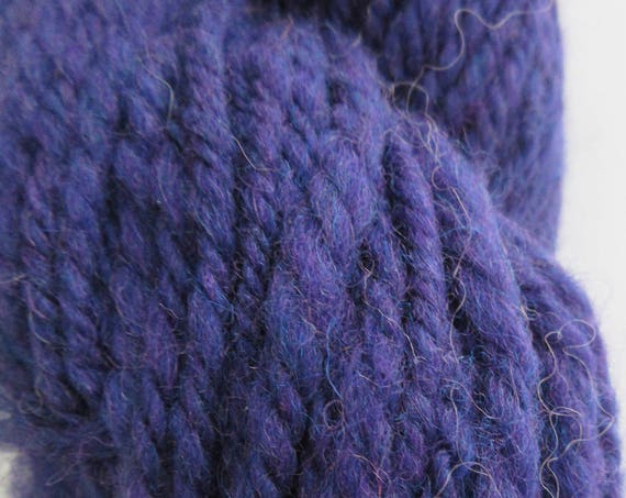Un-Scary Monster - Beautiful Handspun Purple Wool Skein