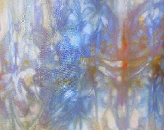 Depth Perception - Handpainted Silk Scarf