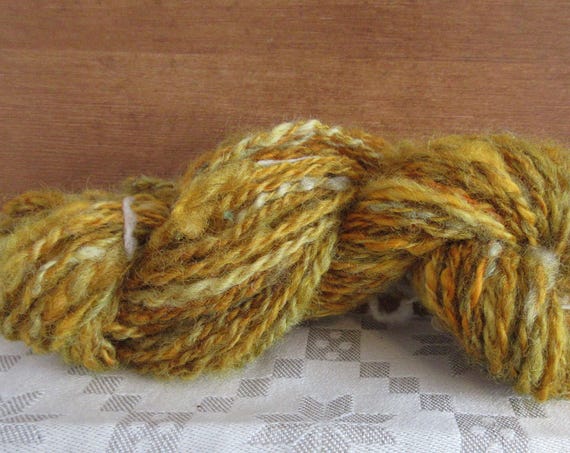 Dawn's Early Light. - hand spun , hand dyed, domestic wool *HSN1105
