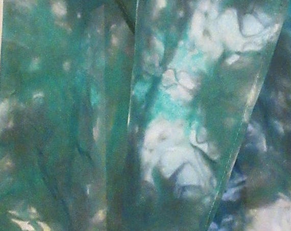 Soft Moss - Handpainted Silk Scarf