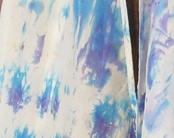 Peek - a - boo -Handpainted Silk Scarf