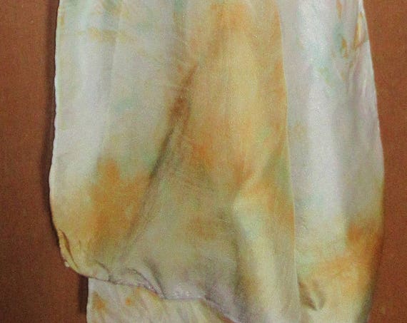 Can't Do It Without Me - Hand painted silk scarf