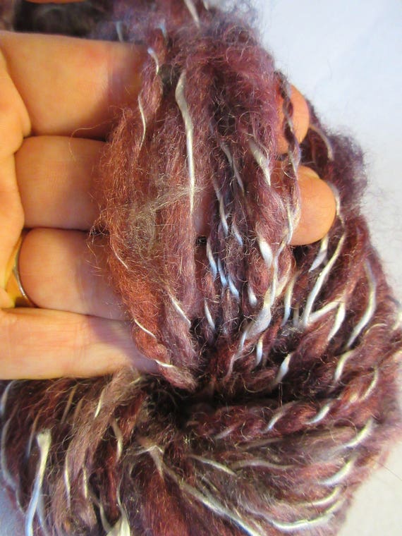 Ooo Fancy - Hand dyed wool and tencil