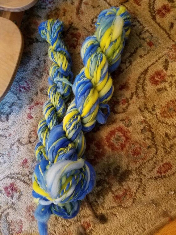 Win The Points - Hand dyed, hand spun art yarn