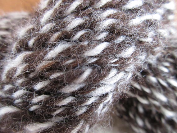 Dark Brown, really - Hand spun yarn *HSN