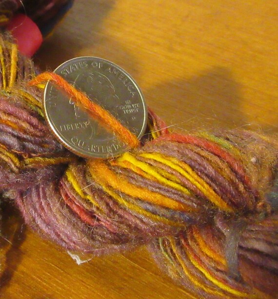 Trigger Happy - Finely spun hand dyed wool yarn