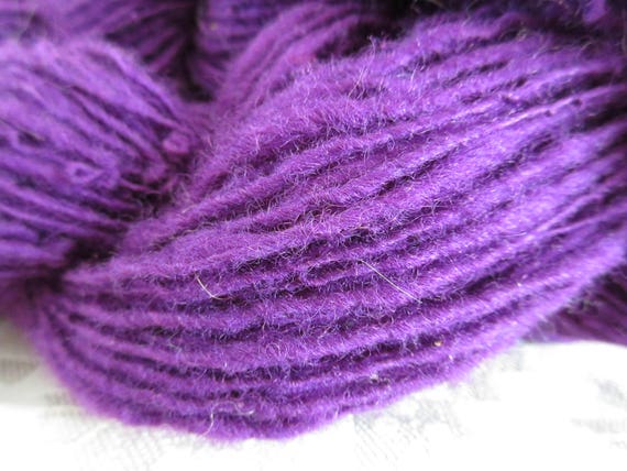 Purple Blast - Hand spun yarn *HSNa