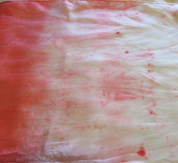 Cranberry Dessert - Handpainted Silk Scarf