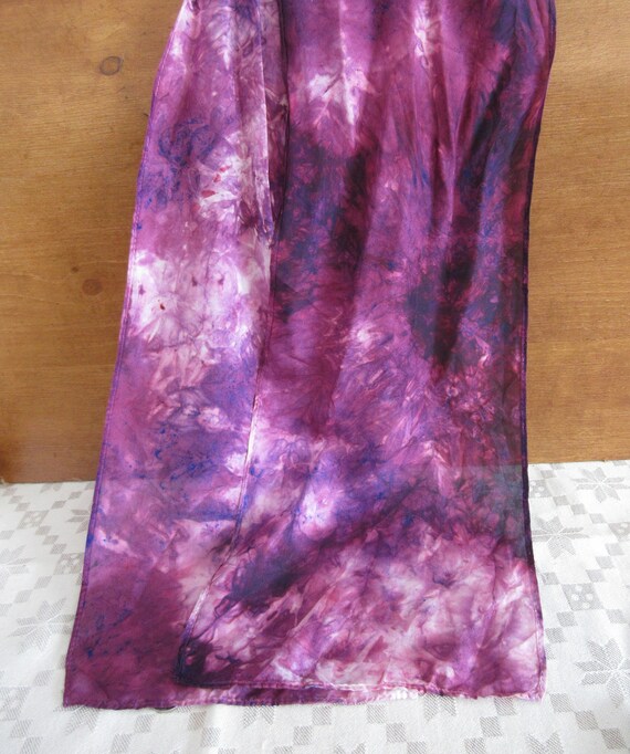 Purple explosion - Handpainted Silk Scarf *SSa