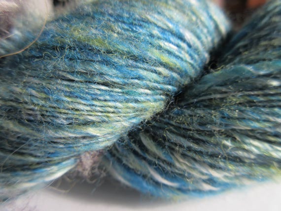 Elegant Casual - Beautiful Hand Spun Yarn - Merino and Tussah Silk - Single