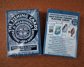 The Fishing Cards Inshore Edition Featuring 54 Original Paintings by JK Christian