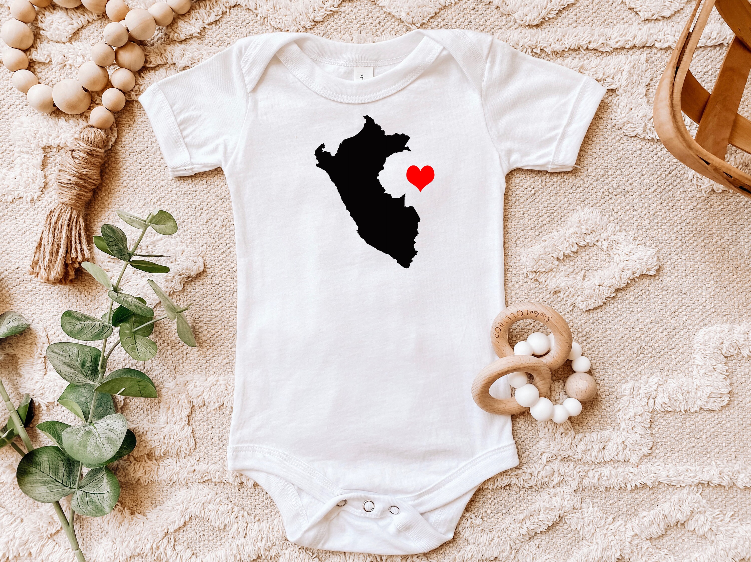 Peru Baby Bebe Shower Gift Unisex Bodysuit Infant Clothing Etsy