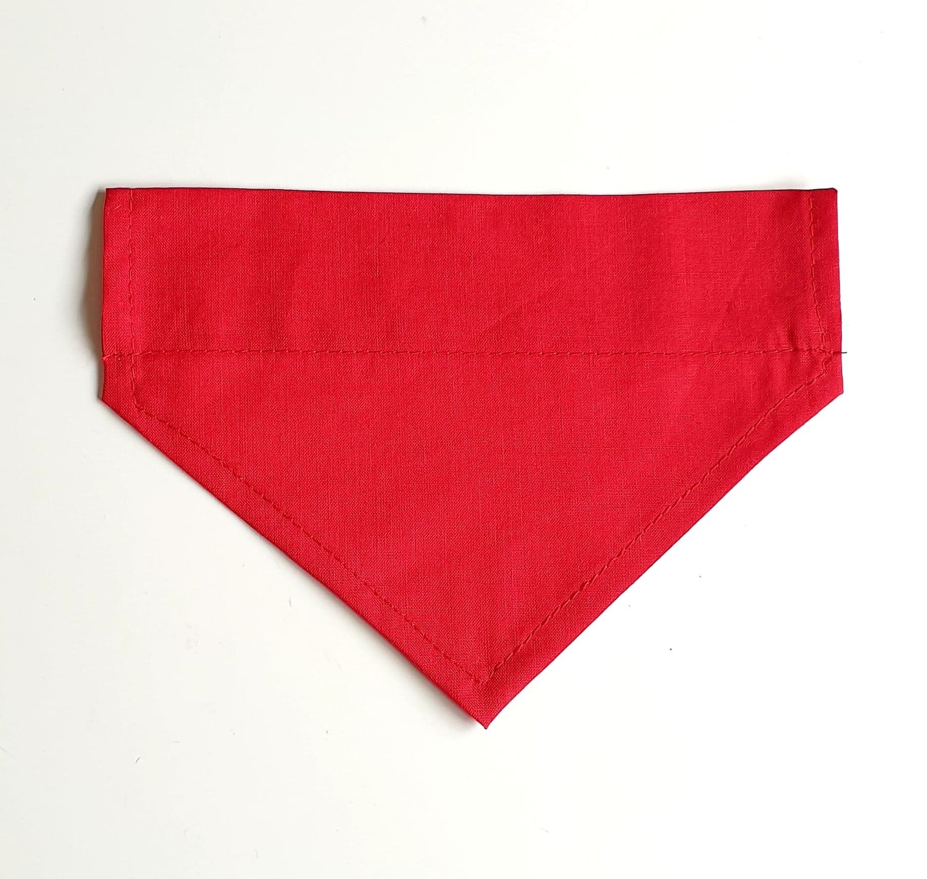 6 x Blank Dog BANDANAS Plain Red All Medium Size For Etsy