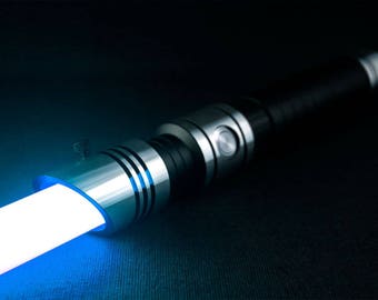 Skylar Silver Black Custom LED Saber