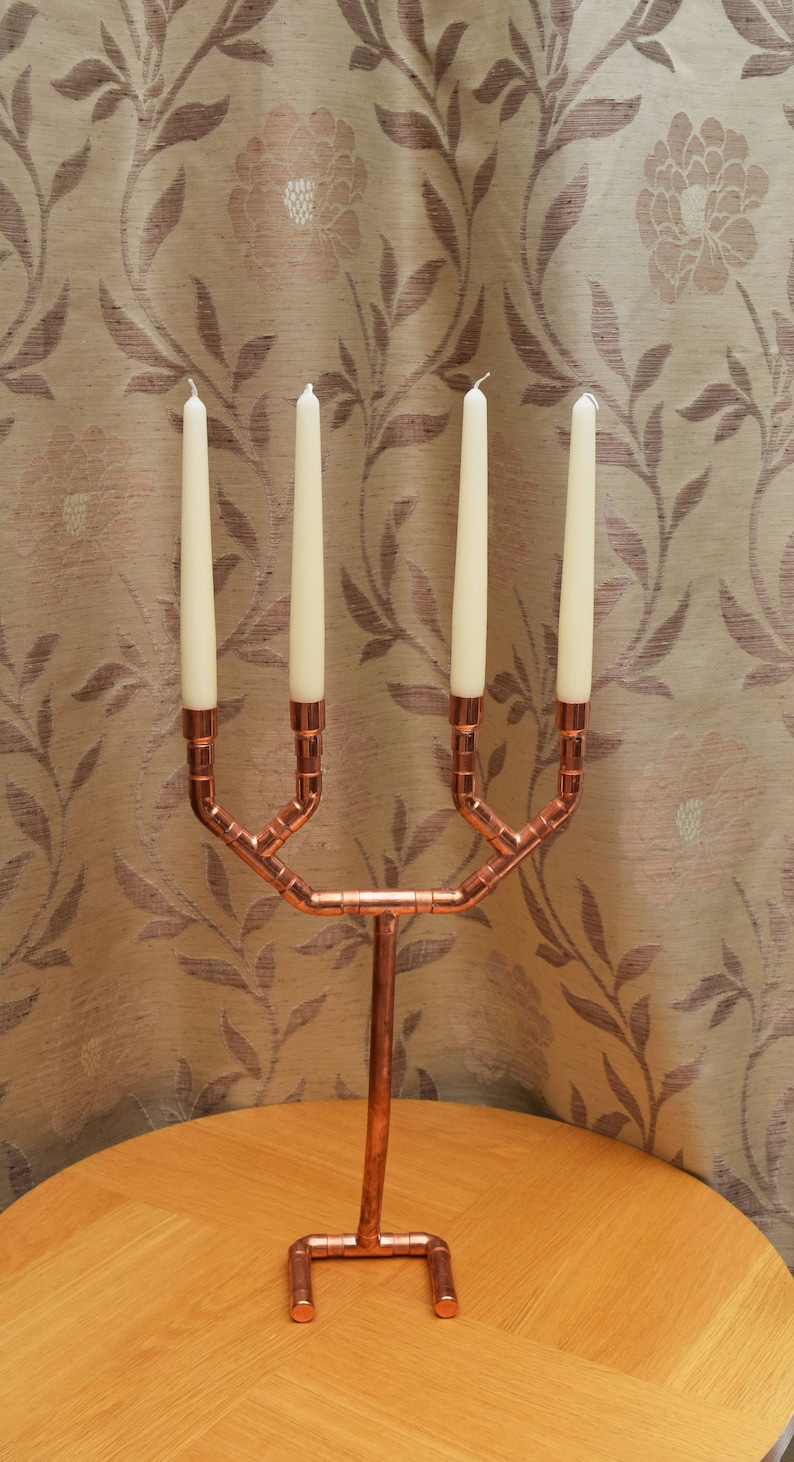 Copper Candelabra Etsy UK